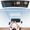 BINFC YOGAES 49 Inch Wide Dual QHD (5120x1440) IPS Surface Game Display, 49 Inch montior. HDR 400, Hidden Inside, USB-C, VESA100*100mm, Tilt Height Adjustment Possible, G-Sync (144hz) view 4