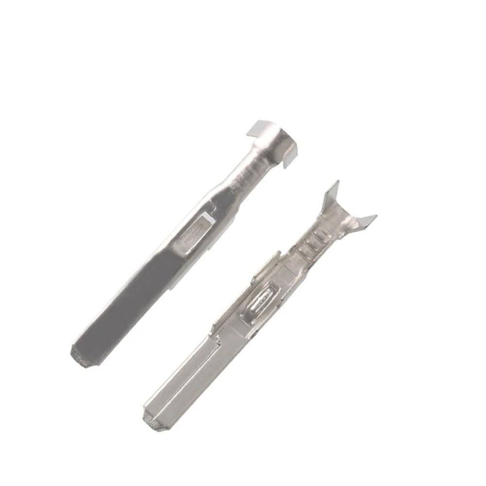 20/50/100Pcs Tin Brass Auto Wire Crimp Terminal 3 Mm Male Stamping Splice Car Cable Harness Connector Contacts Metal Pin DJ613A-3 * 0.6A(20 pcs)