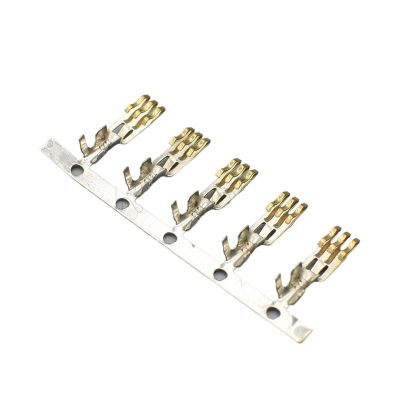 100-500Pcs 4Pin Power Connector L6.2 63080 SATA Tin Plated Male Female Wire to Wire Terminal Pins(Short SATA Terminal,200Pcs)