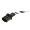 1 Set 2 Pin 6189-0706 ABS p/Lug Brake Induction Socket Waterprof Automotive Connector DJ70260-2.2-11/21(Male with Wire) view 1
