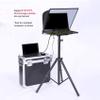 Mavdecll 22 Inch Large Teleprompter for Computer Laptop, Professional Video Camera Tablet Prompter with Beamsplitter Glass & Aluminum Carry Case, for TIK Tok Live Short Videos Speech view 4