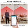 eMylo Human Presence Sensor, WiFi Wave Radar Real-time Human Motion Detection Sensor, Compatible with TUYA/Smart Life(2.4 GHz Wi-Fi Required) view 4