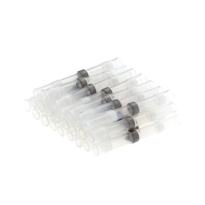 10/50PCS Thermal Shrinkage Electrical Car Wires Connector Solder Extrusion Terminals Block Cable Termination Wireway Clamping(M8,50pcs)