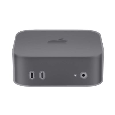 Case Cover for Mac mini M4 / M4 Pro 2024, Soft Silicone Protective Cover Compatible with Mac mini M4 / M4 Pro 2024,Shockproof,Dustproof, Waterproof,Anti-Scratch (Black)