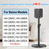 Height Adjustable Speaker Stands for Samsung HW Q990D/Q990F/Q990C/Q930C, Heavy-duty Floor Speaker Stand Only for Samsung Large Speakers with 5"-11" Adjustbale Tray Hold Up to 30lbs WR Cable Management view 2