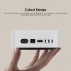 Case for Apple 2024 Mac mini M4 / M4 Pro,NOUKAJU Silicone Protective Cover,Drop-Proof,Scratch-Proof,Shock-Proof,Dust-Proof,Protective Case for Mac mini 2024(Clear-White) view 4