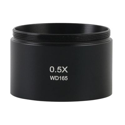 Microscope Observation 0.3X 0.5X 0.7X 0.75X 1X 1.5X 2.0X Barlow Lens Thread M48mm for Stereo Binocular Trinocular Microscope(0.5X 2X)