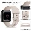 6 Pack Bands for Fitbit Versa 2 Smart Watch - Classic Soft Sport Replacement Wristbands for Women & Men (6 Pack E, Small) view 3