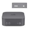 Case for Apple 2024 Mac mini M4 / M4 Pro,NOUKAJU Silicone Protective Cover,Drop-Proof,Scratch-Proof,Shock-Proof,Dust-Proof,Protective Case for Mac mini 2024(Clear-Black) view 1