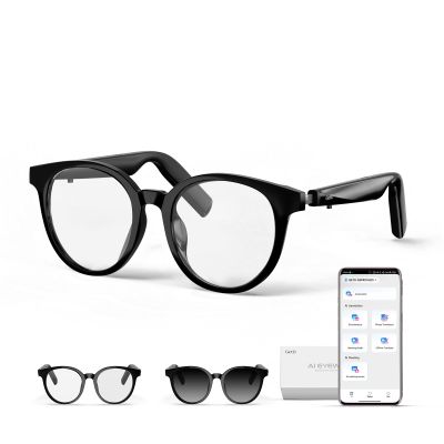 GetD AI Glasses for Men & Women, Smart Glasses Powered by ChatGPT with 145-Language Translation,Bluetooth 5.4 Glasses, Polarized & Photochromic Lenses, 11H Music Play for Driving and Daily Use