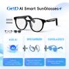 GetD AI Glasses for Men & Women, Smart Glasses Powered by ChatGPT with 145-Language Translation,Bluetooth 5.4 Glasses, Polarized & Photochromic Lenses, 11H Music Play for Driving and Daily Use view 2