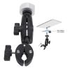 Rectangular Satellite Roof Rack Mount, Aluminum Alloy Clamp for Round Tube, Adjust Angle, Compact Design, Easy Install, for RV Ladder view 4