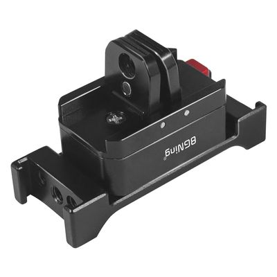 BGNing CNC Aluminum Alloy Horizontal and Vertical Quick Release Bracket Motion Panorama Camera Adapter Accessories Magnetic Suction Folding Two Card Base Compatible with X4 (type5)