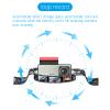 Shkalacar Dash Cam, 3 Channel Dash Cam, 1080P + 480P + 480P Dash Cam Front and Inside, 2.0" IPS Screen, Night Vision, 170 Wide Angle, WDR, Loop Recording view 4