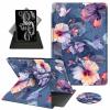 ACWDMKH Case for Kindle Scribe,360 Degree Rotating Swivel PU Leather Stand Flip Folio Cover with Auto Wake/Sleep for Amazon Kindle Scribe Cover 10.2 Inch (2024/2022 Release),Floral Flower view 1