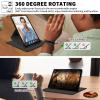 ACWDMKH Case for Kindle Scribe,360 Degree Rotating Swivel PU Leather Stand Flip Folio Cover with Auto Wake/Sleep for Amazon Kindle Scribe Cover 10.2 Inch (2024/2022 Release),Sunset Eagle Wolf view 2