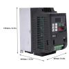 110V to 220V AC Drive Frequency Converter Conveyor 1Phase 110V Input to 3Phase 220v Output Variable Frequency Drive Inverter 1Pcs(110V to 220V 0.75kw) view 2