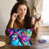 ACWDMKH Case for Kindle Fire 7 Tablet Case 7 Inch (9th/7th/5th Generation,2019/2017/2015 Release),360 Degree Rotating Swivel PU Leather Stand Folio Cover with Auto Wake/Sleep,Colorful Owl Tree view 3