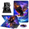 ACWDMKH Case for Kindle Scribe,360 Degree Rotating Swivel PU Leather Stand Flip Folio Cover with Auto Wake/Sleep for Amazon Kindle Scribe Cover 10.2 Inch (2024/2022 Release),Glitter Hill Eagle view 1