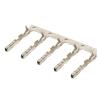 50/100/200Pcs Crimp Terminal 0.6MM Splice Pins Brass Tinned Automotive Connector P1ug Terminals DJ645Q-0.6A G570(50 pcs) view 1