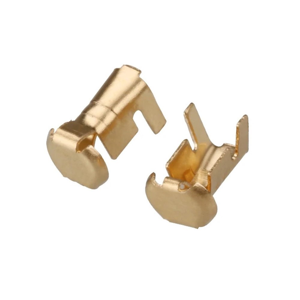 20/50/100/200Pcs Auto Brass Wire Harness Connector Crimp Terminal Fuse Holder Button Contact DJ9007A(20 pcs)