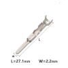 50Pcs 2.2MM Series Auto Electrical Connector Wire Female Male Crimp Terminal Sealed 8100-1429 8230-4472(DJ613-2.2A) view 2