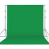10 X 10 FT Green Screen Backdrop for Photography, Portable Large Chromakey Green Screen Backdrop, for Photo Studio Props view 1