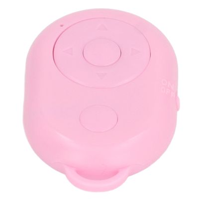 ZJchao Phone Remote Control BT 4.0 10m USB Type C Charging Selfie Clicker for Like Page Turning (Pink)