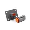 TLOKIXA 5/10/100set Waterprof Connector with Fixed Flange p/Lug DT04-2P-L012 DT04-4P-L012 DT04-6P-L012 DT04-8P DT04-12P-L012(2P Female,10sets) view 1