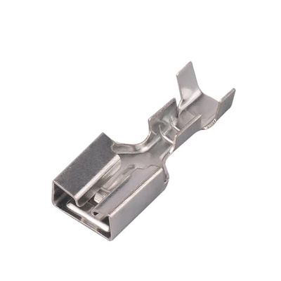 20/50/100Pcs Brass Tinned Crimping Automotive Wire 6.3 MM Terminal Female Auto Cable Connector Mental Pins 7116-2873 DJ6226-6.3B H62(100 pcs)
