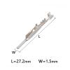 50Pcs Crimp Terminal Auto Wire Tinned Splice 1.5MM Series Male Pins 618343-1 DJ611A-1.5A view 2