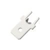 20/50/100Pcs Inserts P1ug Spring Terminal PCB Solder Lug Type Thickness 0.8MM Two Legs Male Welding Sheet DJ6111-6.3 * 0.8(200 pcs) view 1