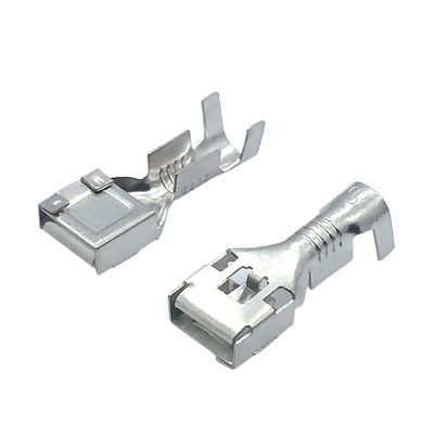 10/20/50pcs Wiring Harness Crimp Terminal Connector Brass Pins 7.8MM Male Or Female Splice DJ627A-7.8C G501 G503(F,10 pcs)
