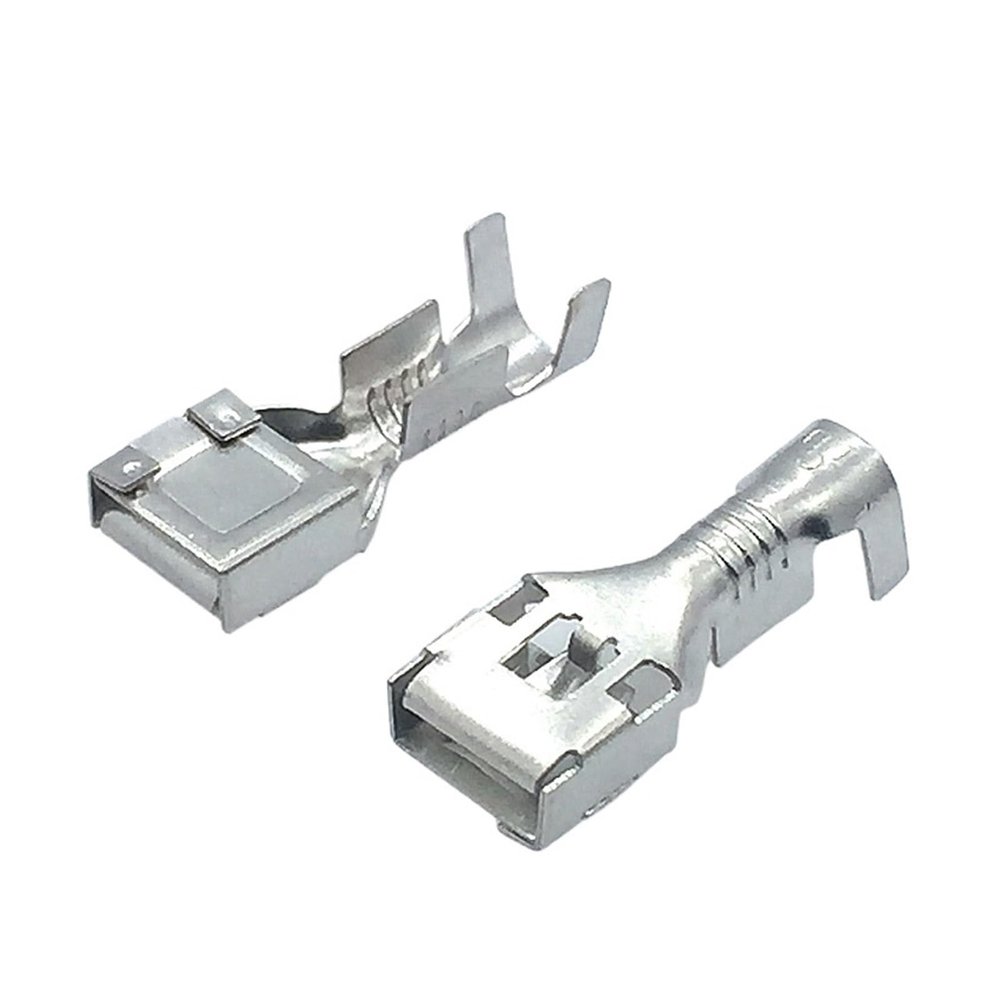 10/20/50pcs Wiring Harness Crimp Terminal Connector Brass Pins 7.8MM Male Or Female Splice DJ627A-7.8C G501 G503(F,10 pcs)