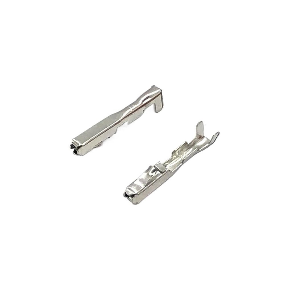 50/100/200Pcs 0.6MM Male Female Crimp Terminal Automotive Wire Connector Metal Pins 963715-1 963716-1(F,100 Pcs)