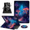 ACWDMKH for iPad Pro 11 Inch Case 2024 5th Generation (M4),for iPad Pro M4 11 Inch Case,360 Degree Rotating Swivel PU Leather Stand Flip Folio Cover with Auto Wake/Sleep,Glitter Mushroom view 1