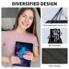 ACWDMKH for iPad Pro 11 Inch Case 2024 5th Generation (M4),for iPad Pro M4 11 Inch Case,360 Degree Rotating Swivel PU Leather Stand Flip Folio Cover with Auto Wake/Sleep,Glitter Mushroom view 4
