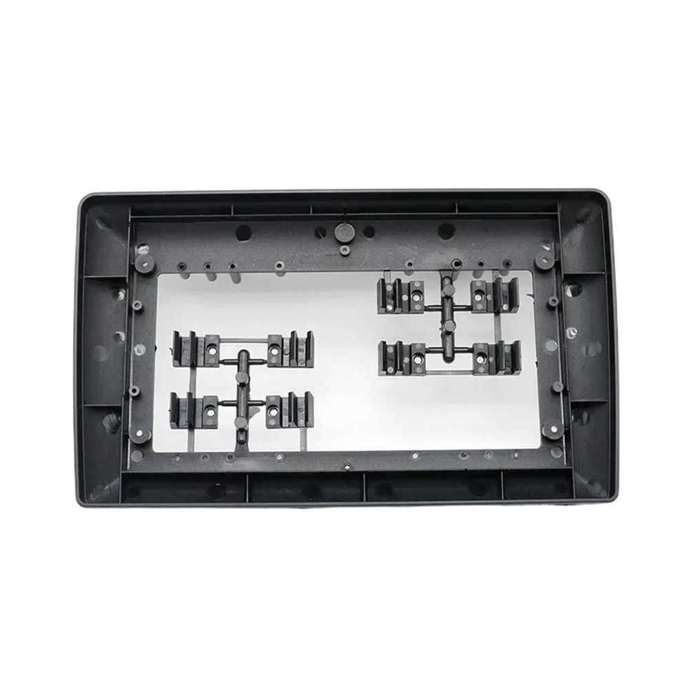 7 to 9 Inch Universal Two 2 Double Din Car Radio Fascia Auto Stereo Headunit Panel Dashboard Mounting Frame Trim Kit Face Plate(10.1 inch)
