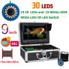9" Inch DVR Recorder 1000TVL Fish Finder Underwater Fishing Camera Ice Fishing Camera Underwater 15pcs White LEDs + 15pcs Infrared Lamp Ice Fishing Fish Finder For Ice/Sea/River Fishing(Size:30M) view 4