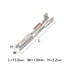 50Pcs H62 Brass Tinned Automotive Crimping Wire 1.0MM Terminal Electrical Connector MG641299-5 DJ622-G10.6A MG641288-4 view 2