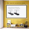 30/40/50/60/72-inch Wall Mounted Manual Projection Screens Pull Down Projection Screen Curtain Projection Film Screen, 4: 3/16: 9, 4K HD Screen, for Home Theater Office Classroom(White 4:3,50in) view 2