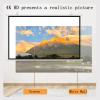 30/40/50/60/72-inch Wall Mounted Manual Projection Screens Pull Down Projection Screen Curtain Projection Film Screen, 4: 3/16: 9, 4K HD Screen, for Home Theater Office Classroom(White 4:3,50in) view 3