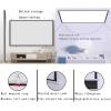30/40/50/60/72-inch Wall Mounted Manual Projection Screens Pull Down Projection Screen Curtain Projection Film Screen, 4: 3/16: 9, 4K HD Screen, for Home Theater Office Classroom(White 4:3,50in) view 4