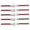 ACGTUY 10/5/2 Pairs Small JST 1.25mm PH2.0 XH2.54 2 Pin Male Female p/Lug Jack Connector Cable JST 1.25/2.0/2.54 2P Electronic Wire(JST 1.25MM 15CM,10Pair) view 1
