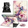 ACWDMKH Case for Samsung Galaxy Tab S10 Plus/ S9 FE Plus/ S9 Plus 5G Tablet 12.4 Inch Case,360 Degree Rotating Swivel PU Leather Stand Flip Folio Cover with Auto Wake/Sleep,Pink Dragonfly view 1