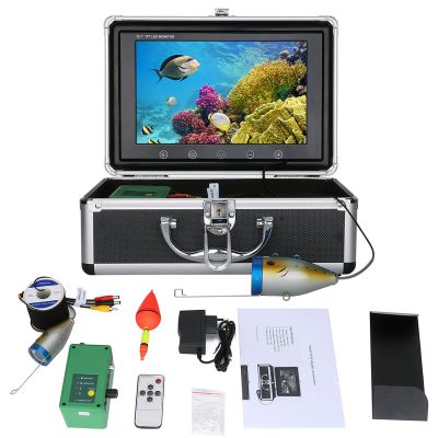 Kngiybo 2024 Upgrade Underwater Fishing Camera 10" HD 1080P Ice Fishing Camera 15pcs White LEDs + 15pcs Infrared for Dark,Portable Ice Fishing Fish Finder for Sea, Lake, Boat, Ice Fishing(Size:15M)
