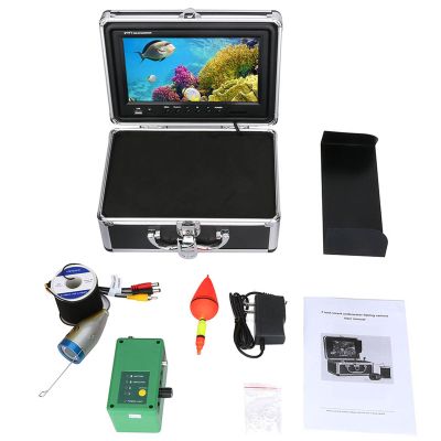 9" Inch DVR Recorder 1000TVL Fish Finder Underwater Fishing Camera Ice Fishing Camera Underwater 15pcs White LEDs + 15pcs Infrared Lamp Ice Fishing Fish Finder For Ice/Sea/River Fishing(Size:50M)