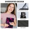 ACWDMKH Case for Samsung Galaxy Tab S10 Plus/ S9 FE Plus/ S9 Plus 5G Tablet 12.4 Inch Case,360 Degree Rotating Swivel PU Leather Stand Flip Folio Cover with Auto Wake/Sleep,Crow Skull Purple view 4
