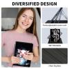ACWDMKH Case for Samsung Galaxy Tab S10 Plus/ S9 FE Plus/ S9 Plus 5G Tablet 12.4 Inch Case,360 Degree Rotating Swivel PU Leather Stand Flip Folio Cover with Auto Wake/Sleep,Cute Pig view 4
