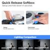 Amaran Light Box 30x120, 1x4ft(30x120cm) Foldable Rectangular Softbox with Bowens Mount for Portrait & Full-Length Photography, Includes Diffusion, Light Control Grid, & Carrying Bag view 3